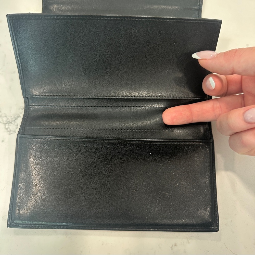 ⚜️ Tumi Black Leather Wallet - Picture 5 of 12